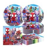(2) 40pcs Spidey and His Amazing Friends Party