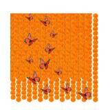 16 Pack Artificial Orange Marigold Flower Garland