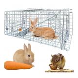 Live Animal Cage Trap,24 X 7 X 8In