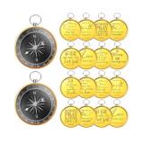 Fumete Christian Gift Compasses 100pcs