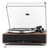 1 by ONEBelt Drive Turntable w Built-in Speakers