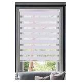 Zebra blinds 39.4x59 in white color