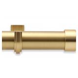 BlastHomeï¿½ Luxury Brushed Gold Curtain Rod