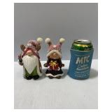 Set of 2 Christmas gnome decorations