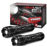 GearLight S1050 LED Flashlight 2 pack