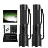 LED Flashlights High Lumens Rechargeable, 990000