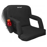 Black Driftsun Stadium Seats with Back Support,