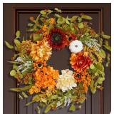 Fall Wreaths for Front Door, Soomeir Artificial