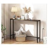 Narrow Console Sofa Table with Power Outlets