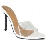 Women Clear Pointed Heels