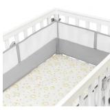 4 in 1 Breathable Mesh Liner for Life Size Cribs