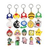 Super Mario bros 20Pcs Keychains