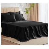 Black Satin Sheets King Size