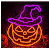 Halloween Neon Sign Dimmable Pumpkin Neon Sign