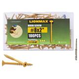 LIONMAX Deck Screws 2 Inch, Wood Screws #8 x 2,