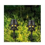 Halloween Skull Pathway Lights 12 pack