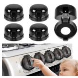 5-Pack Stove Knob Covers for Child Safety -