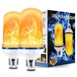 2 LED Flame Effect Light Bulb  Fire Light Bulbs