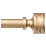 Gold Curtain Rod for Windows 48 to 86 inches