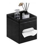 YAPISHI Tissue Box Cover Square, PU Leather