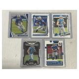 5 lions rookie cards at brown, Hutchinson laporta