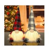 2 pack lighted Christmas gnomes