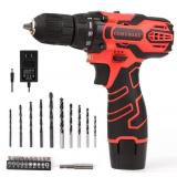 COMOWARE 12V Cordless Drill & bits