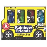 Rainbow Friends school bus with 8 figurines