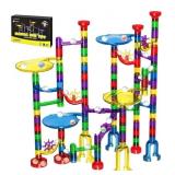 Magicfly Marble Run Set, 127 Pcs Marble Race