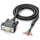 Db9 male to to bare pin 5 ft cable