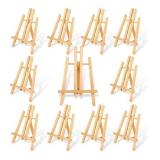 10 Pack 11.8" Wooden Easel stand for pictures