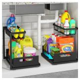 L-Shape Under Sink Organizer 2 Pack