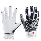 Youth Football Gloves Kids Silicone Grip Size M/L