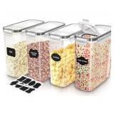 4 Cereal Containers Storage 4L