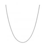 Menï¿½s rope chain necklace 925 sterling silver 16"