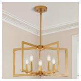 Dining Room Light Fixture, 5-Light Gold