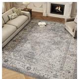 Engiw Distressed Floral Area Rug - 5x7