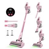 Pink AOKOAK Cordless Vacuum Cleaner - used