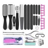 Pedicure Tool Kit, 25 pcs