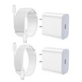 iPhone Charger Fast Charging 2 Pack Type C