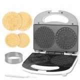 Pizzelle Maker Machine with a 3