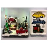 Dept 56 porcelain cars and light up village