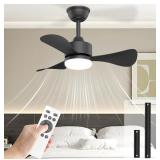 Small Black Ceiling Fan