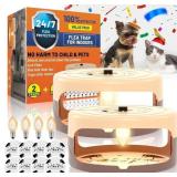 2 Pack Flea Traps for Inside Your Home