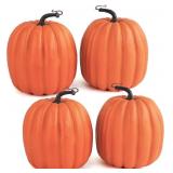 Artmag 6 Inch Large Artificial Pumpkins, 4PCS