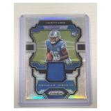 Jahmyr Gibbs panini prizm rookie jersey card