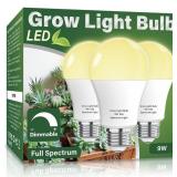 3 Pack Full Spectrum Grow Light Bulbs