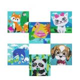 Labeol Diamond Art Kits for Kids 6x6" canvases