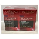 2 jars of Lï¿½Orï¿½al Revitalift overnight masks 1.7