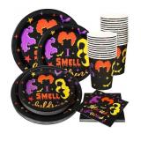 122 pcs Hocus Pocus Disposable Dinnerware Set